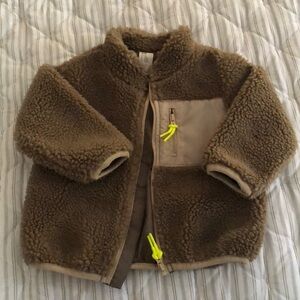 H&M fuzzy toddler / baby jacket